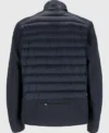 Justin Hartley Tracker Black Puffer Jacket Back