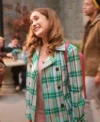 Kacey The Sex Lives of College Girls S03 Plaid Coat For Sale