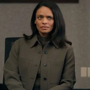 Kaia Bryant Virgin River S06 Grey Jacket