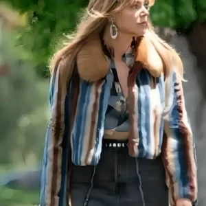 Kaitlin Olson High Potential Striped Jacket