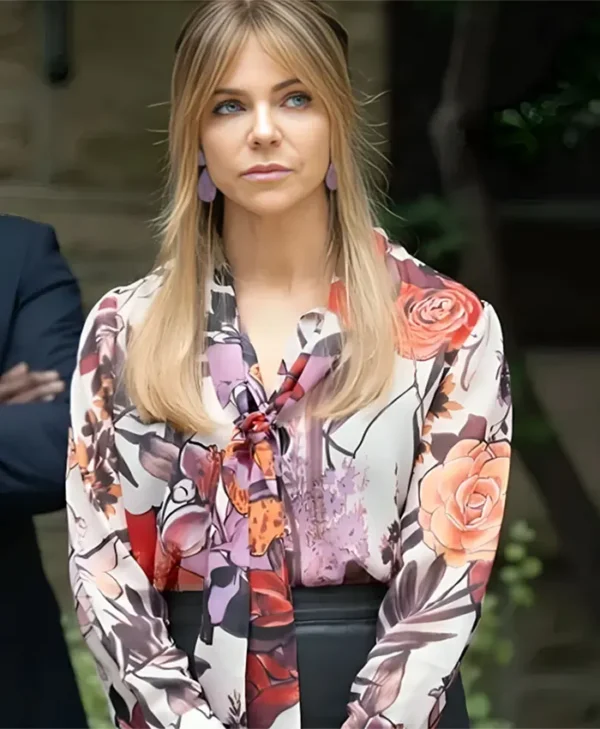 Kaitlin Olson High Potential Tie Neck Shirt