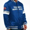 Karine Barton Toronto Maple Leafs Blue Satin Jacket