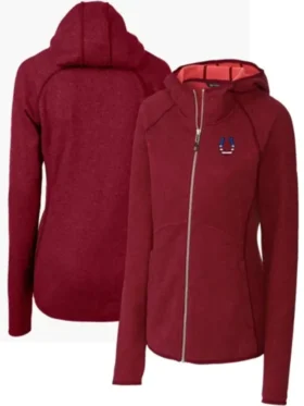 Kasey Hodkiewicz Indianapolis Colts Red Hooded Jacket