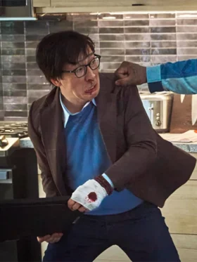 Ke Huy Quan Love Hurts Brown Blazer