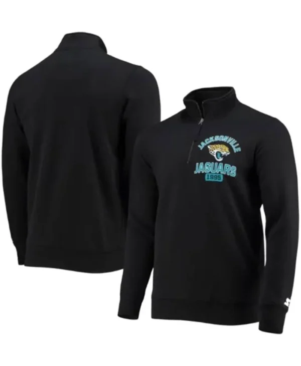 Kennedi Jacksonville Jaguars Black Pullover Jacket
