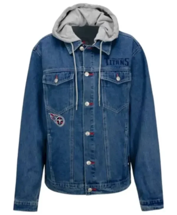 Kiehn Tennessee Titans Blue Denim Jacket