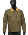Lawson Mens Quilted Brown Cotton Polyester Jacket 
