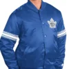 Lera Toronto Maple Leafs Blue Pick and Roll Satin Jacket