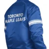 Lera Toronto Maple Leafs Blue Pick and Roll Satin Jacket Back