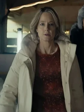 Liz Danvers True Detective S04 White Puffer Jacket For Sale