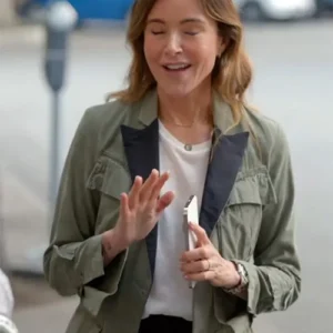 Liz Shrinking Green Cotton Jacket