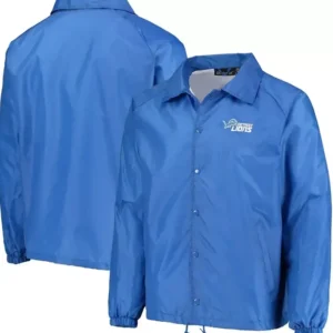 Lorenzo Detroit Lions Blue Windbreaker Jacket