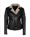 Lulu Spencer General Hospital Shearling Leather Jacket For Sale