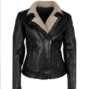 Lulu Spencer General Hospital Shearling Leather Jacket For Sale