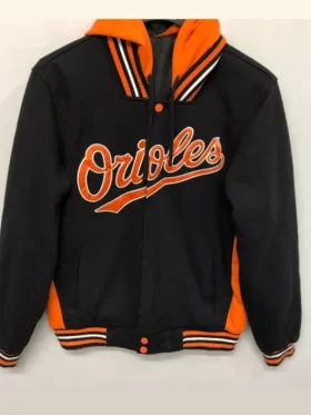 MLB Baltimore Orioles Bomber Varsity Jacket
