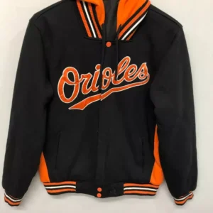 MLB Baltimore Orioles Bomber Varsity Jacket
