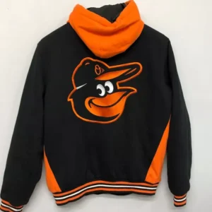 MLB Baltimore Orioles Men Bomber Varsity Jacket