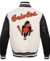 MLB Baltimore Orioles White Jacket