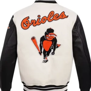 MLB Baltimore Orioles White Jacket