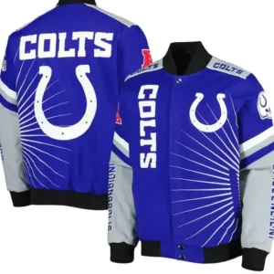 Maddison Indianapolis Colts G III Sports Bomber Jacket