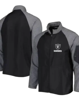 Mae Lind Las Vegas Raiders Windbreaker Full Zip Jacket
