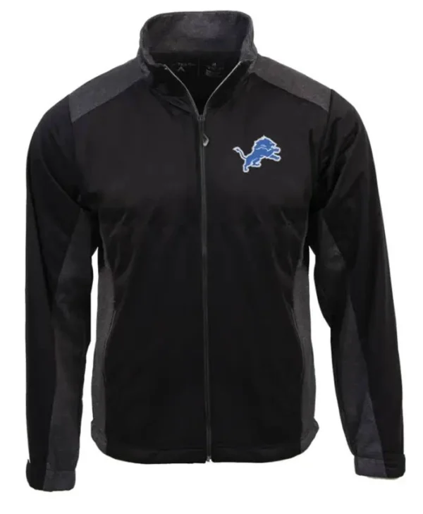 Mandy Hessel Detroit Lions Black Full Zip Jacket