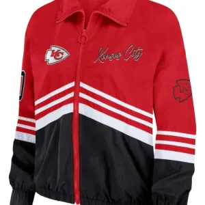 Martin Red Kansas City Chiefs Windbreaker Jacket