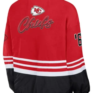 Martin Red Kansas City Chiefs Windbreaker Jacket Back