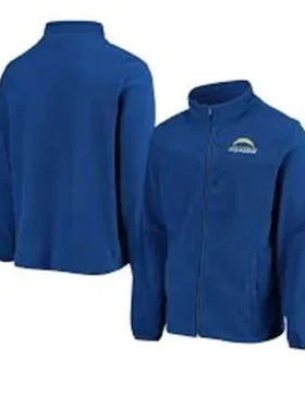 McCullough Los Angeles Chargers Blue Track Jacket