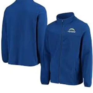 McCullough Los Angeles Chargers Blue Track Jacket