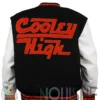 Mejia Cooley High Black And Off White Varsity Jacket back