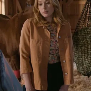 Melinda Monroe Virgin River S06 Brown Cotton Jacket