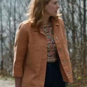 Melinda Monroe Virgin River S06 Brown Cotton Jacket For Sale