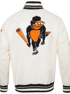 Mens Standard Baltimore Orioles Satin Jacket