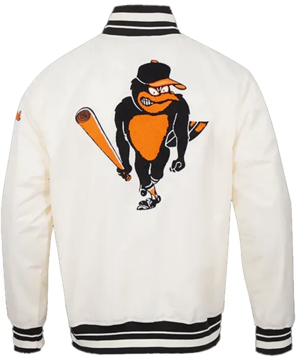 Mens Standard Baltimore Orioles Satin Jacket