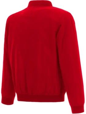 Miami Heat Red Full Zip Bomber Jacket