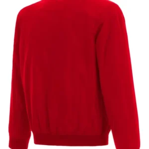 Miami Heat Red Full Zip Bomber Jacket