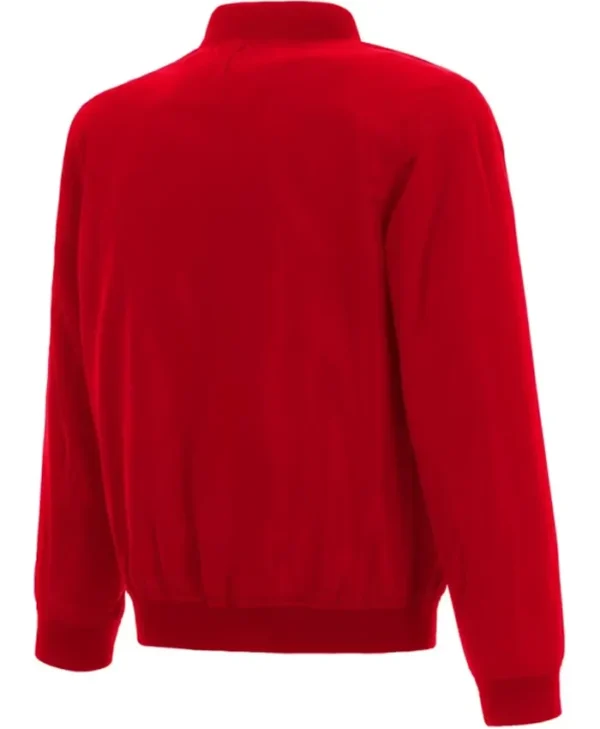 Miami Heat Red Full Zip Bomber Jacket