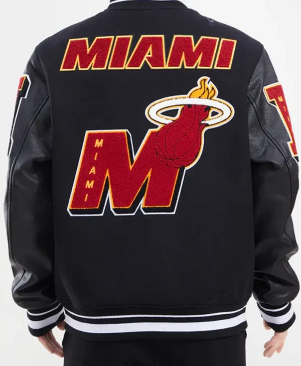 Miami Heat Varsity Black Jacket