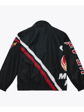 Miami Heat Warm Up Black Zip Jacket