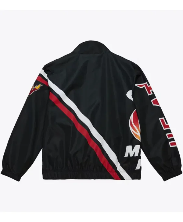 Miami Heat Warm Up Black Zip Jacket