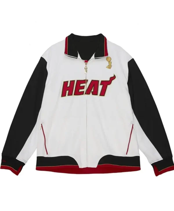 Miami Heat White Black Championship Jacket