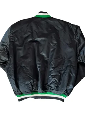 Milwaukee Bucks 90 Black Satin Jacket
