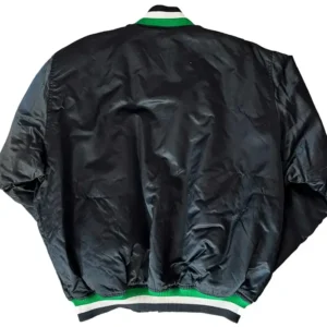 Milwaukee Bucks 90 Black Satin Jacket