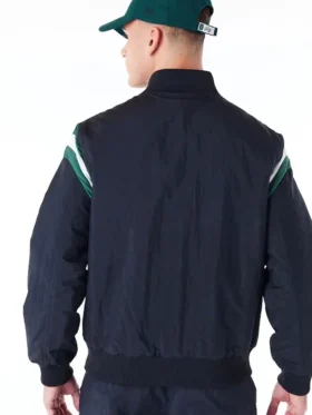 Milwaukee Bucks Black Bomber Jacket