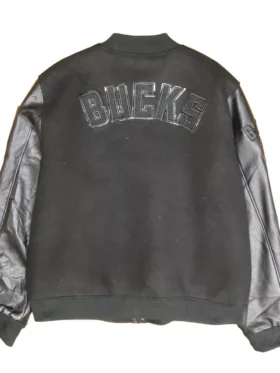 Milwaukee Bucks Black Varsity Jacket
