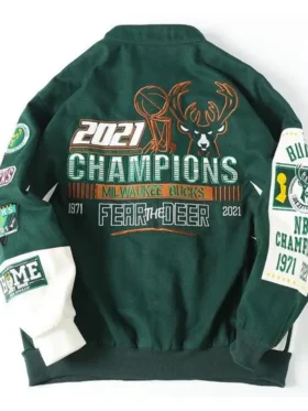 Milwaukee Bucks Championship Leather Jacket