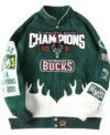 Milwaukee Bucks Championship Suede Leather Jacket