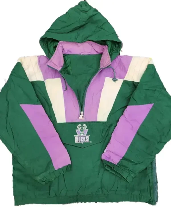 Milwaukee Bucks Starter 90s Jacket 2