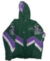 Milwaukee Bucks Vintage Bomber Hooded Jacket 1